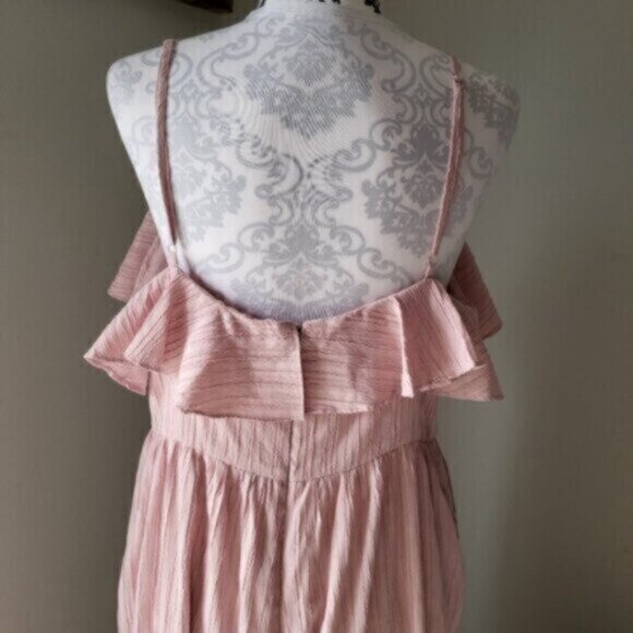 Pink Wide Leg Pantsuit / Jumpsuit NWT Women's Sz XL - Picture 13 of 16